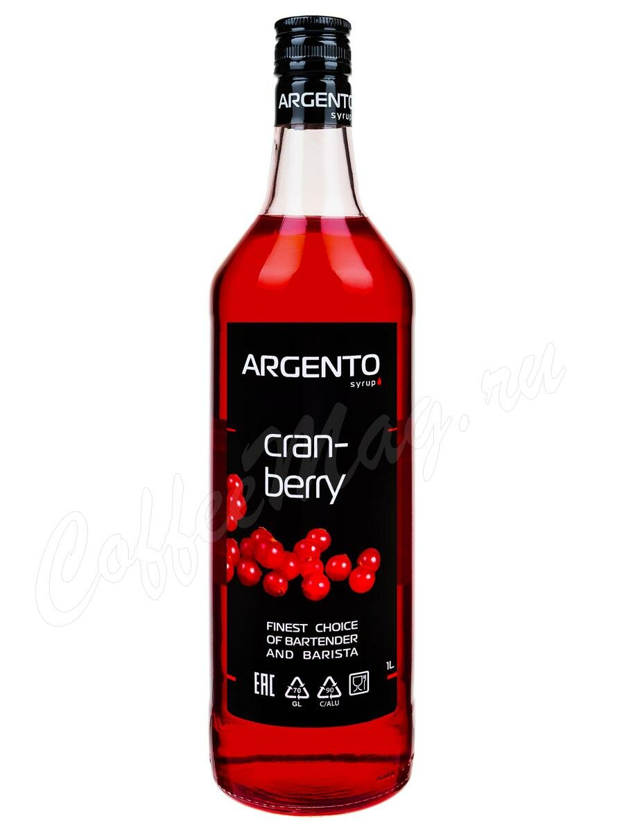 Сироп Argento Клюква 1 л Сироп Argento Клюква 1 л