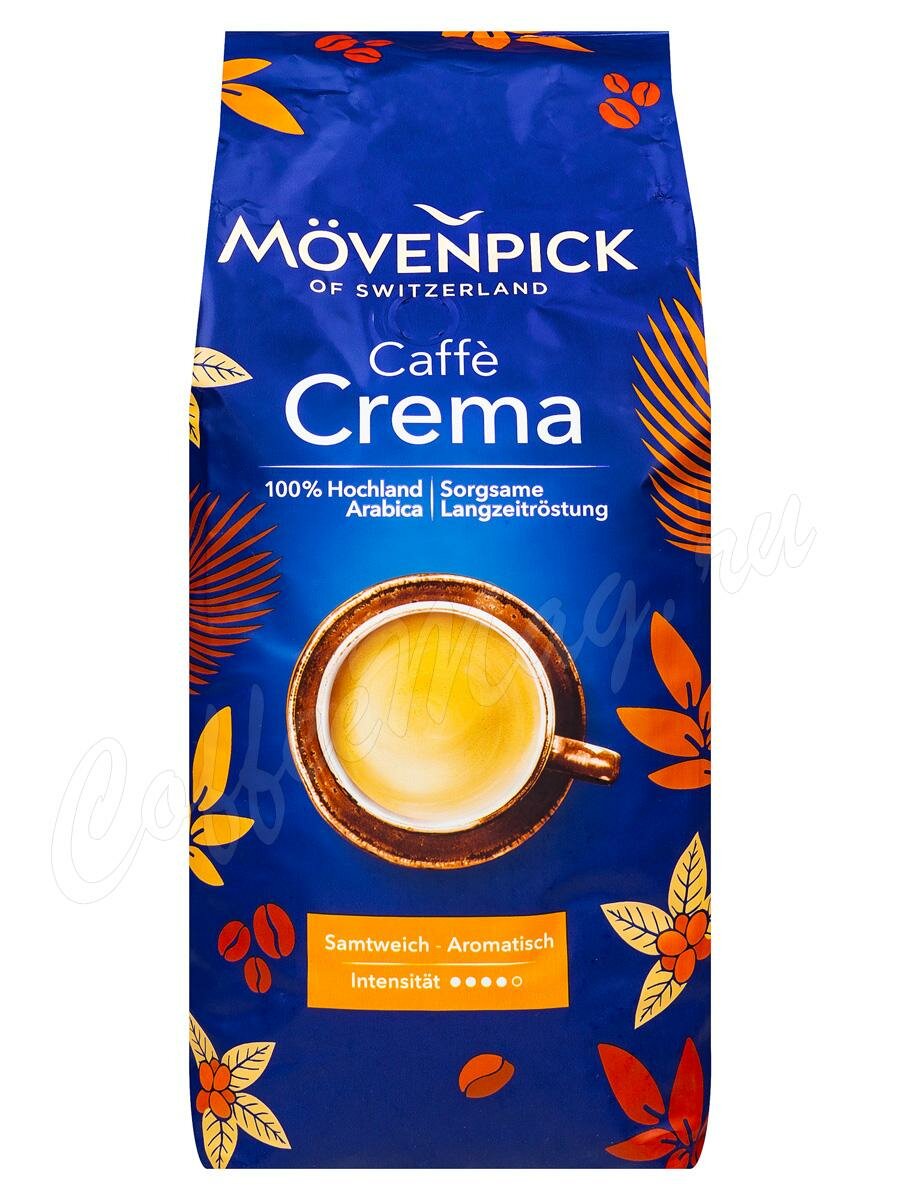 Кофе Movenpick Of Switzerland Caffe Crema в зернах 1 кг Кофе Movenpick Of Switzerland Caffe Crema в зернах 1 кг