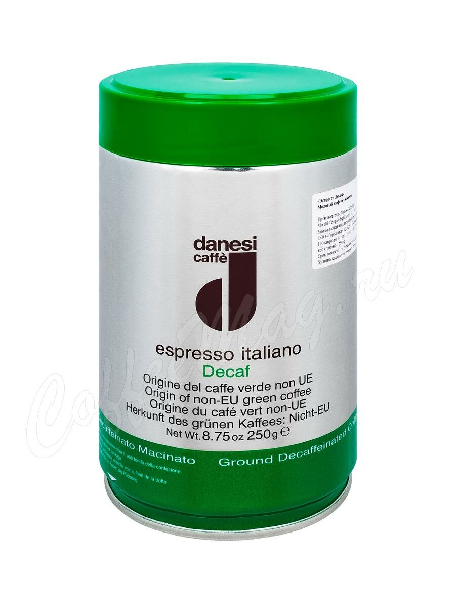 Кофе Danesi молотый Decaf 250 г Кофе Danesi молотый Decaf 250 г