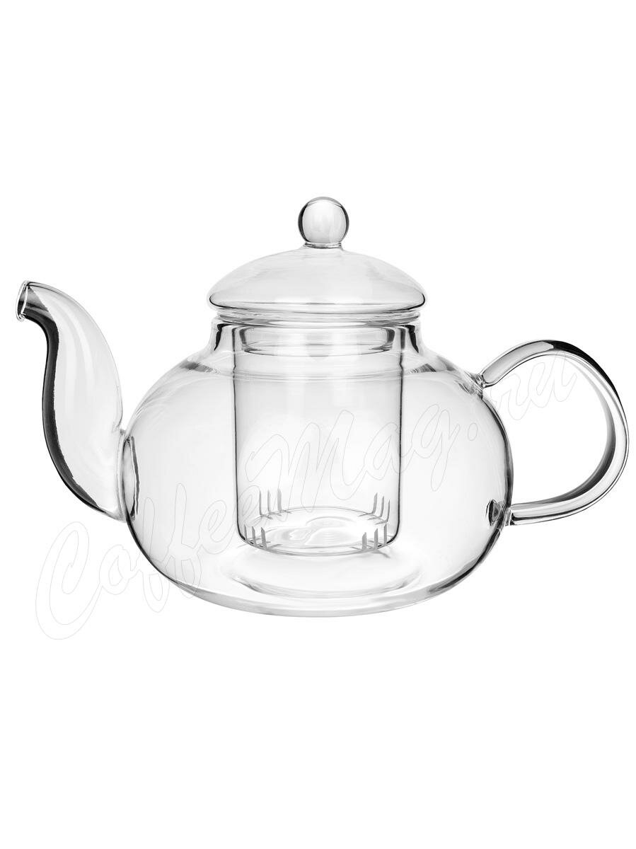 Чайник стеклянный Шафран 800 мл с колбой (E-038B)