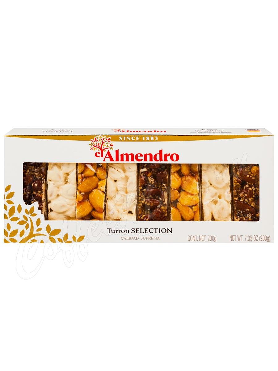 Набор ассорти нуги El Almendro из 3 вида туррона 200 г Набор ассорти нуги El Almendro из 3 вида туррона 200 г