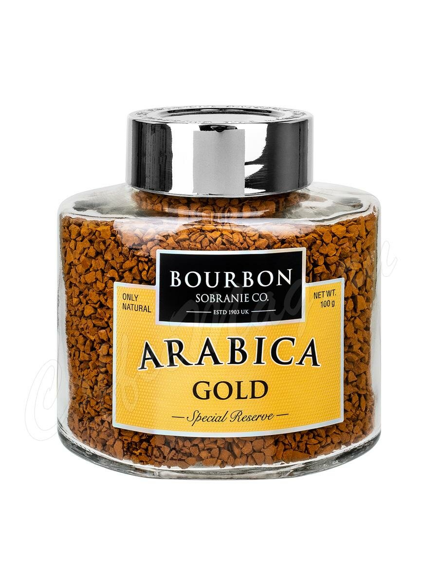 Кофе Bourbon растворимый Arabica Gold 100 г