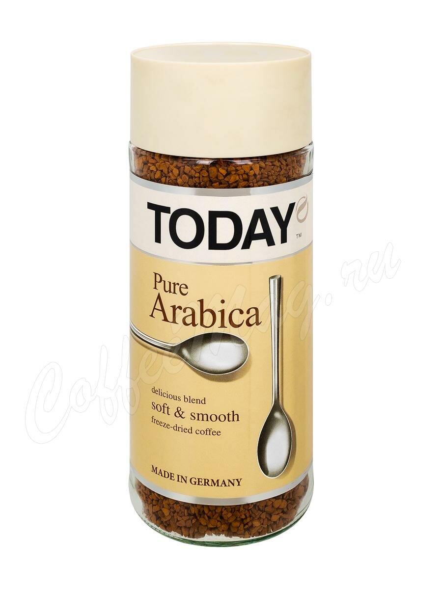 Кофе Today Pure Arabica растворимый 95г Кофе Today Pure Arabica растворимый 95г