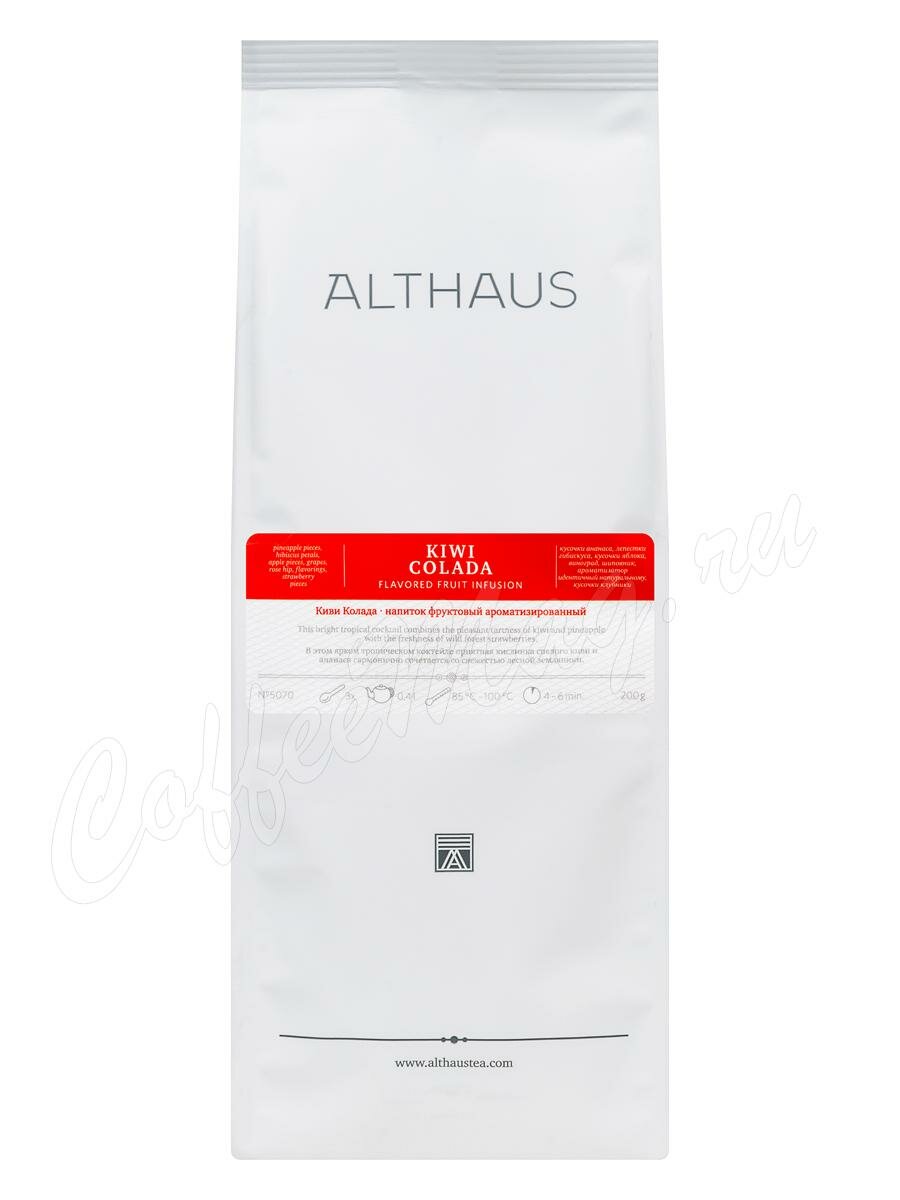 Чай Althaus листовой Kiwi Colada Киви Колада фруктовый 200 г Чай Althaus листовой Kiwi Colada Киви Колада фруктовый 200 г