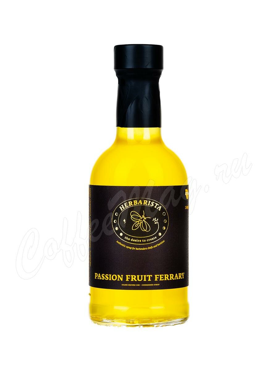 Сироп Herbarista Маракуйя (Passion Fruit Ferrari) 250 мл Сироп Herbarista Маракуйя (Passion Fruit Ferrari) 250 мл