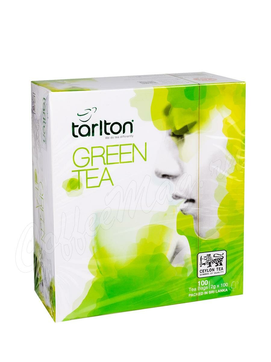Чай Tarlton Green Tea Зеленый чай в пакетиках 100 шт Чай Tarlton Green Tea Зеленый чай в пакетиках 100 шт