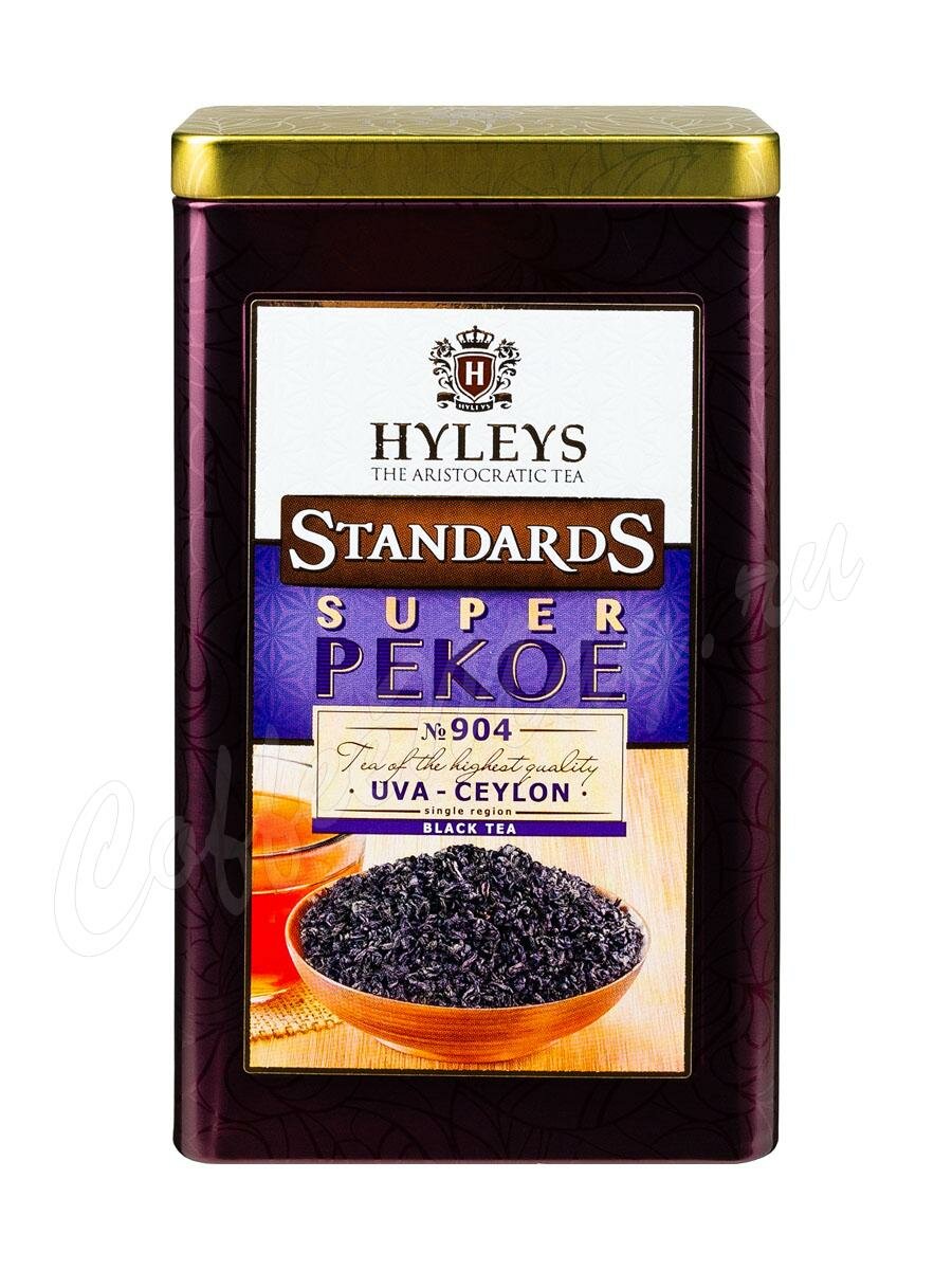 Чай Hyleys Standards Super Pekoe №904 черный 80 г  ж.б