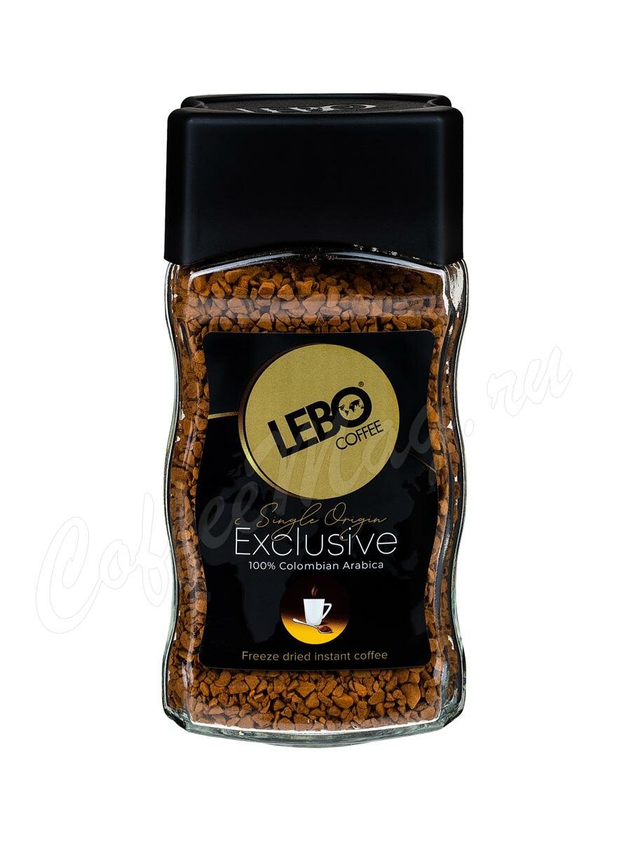 Кофе растворимый Lebo Exclusive 100 г (стекло) Кофе растворимый Lebo Exclusive 100 г (стекло)