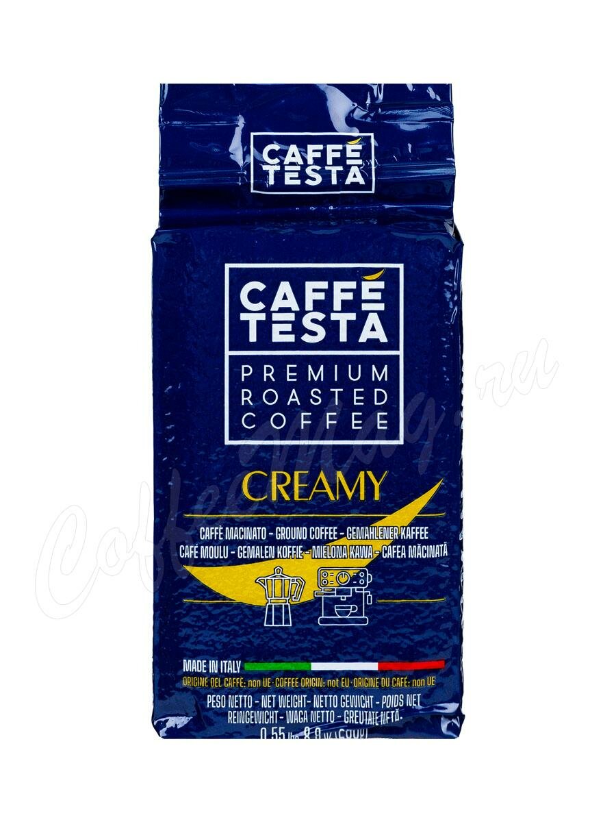 Кофе Caffe Testa Creamy (Blu) молотый 250 г