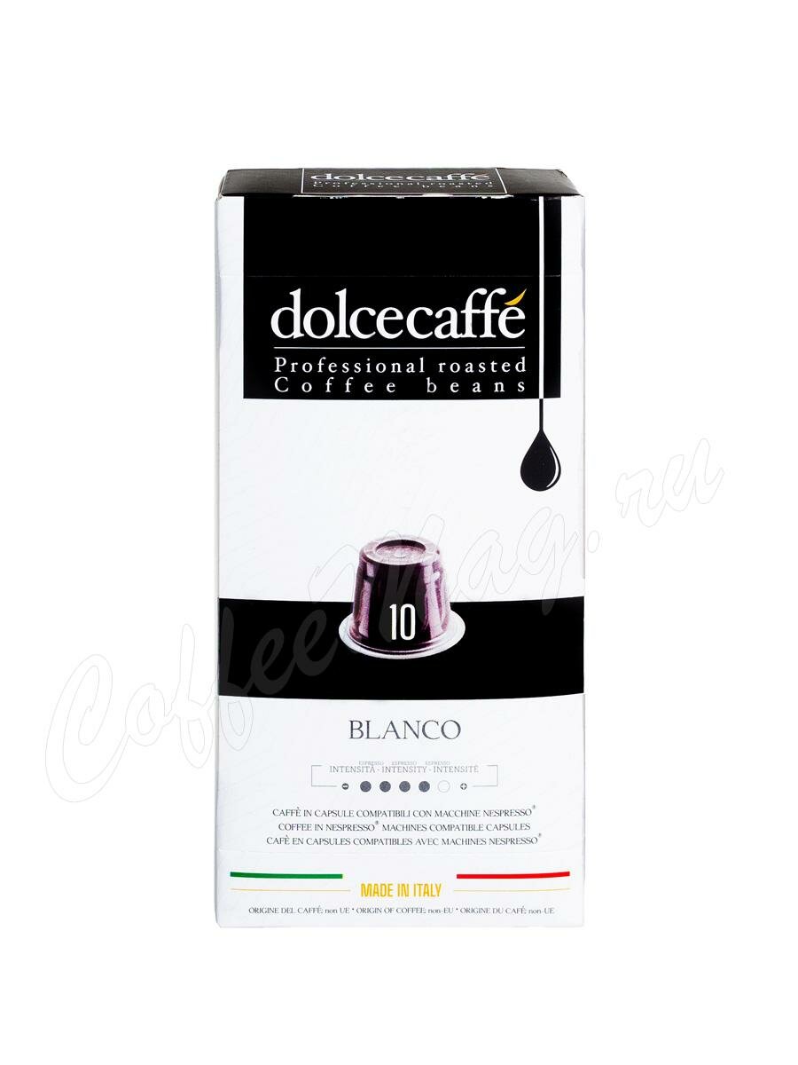 Кофе Dolcecaffe в капсулах Blanco (Robusta) 10 шт