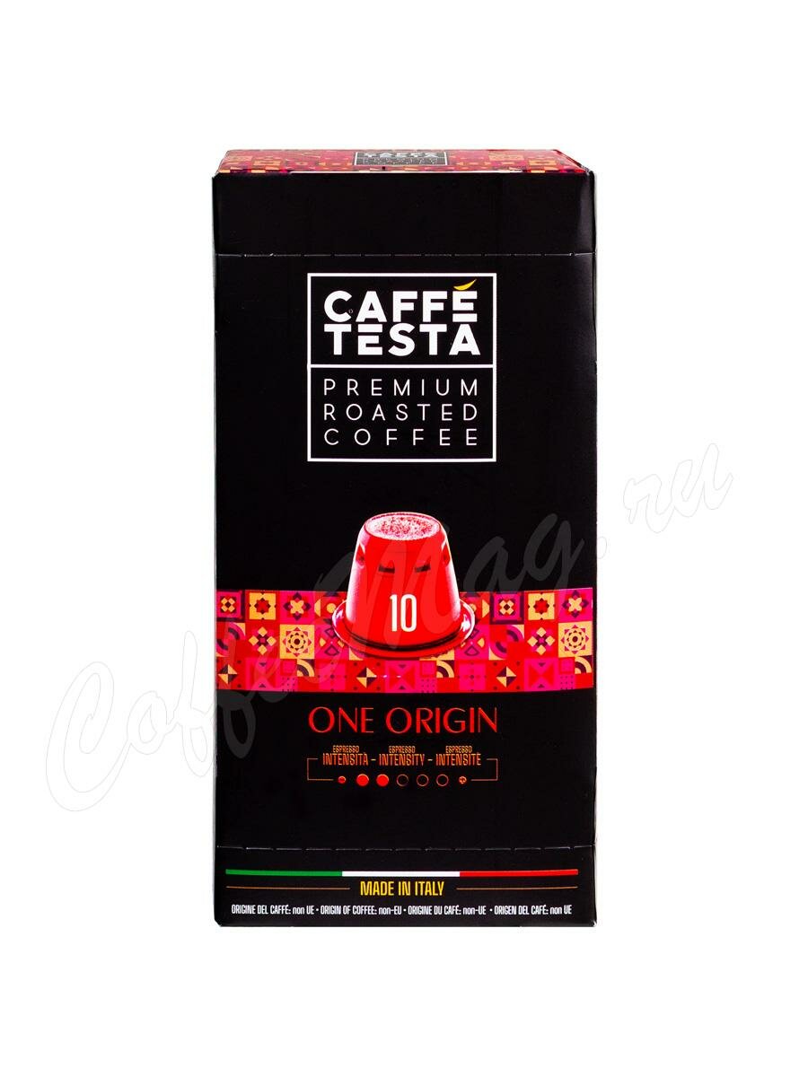 Кофе Caffe Testa в капсулах Origin Arabica 100% 10 шт Кофе Caffe Testa в капсулах Origin Arabica 100% 10 шт