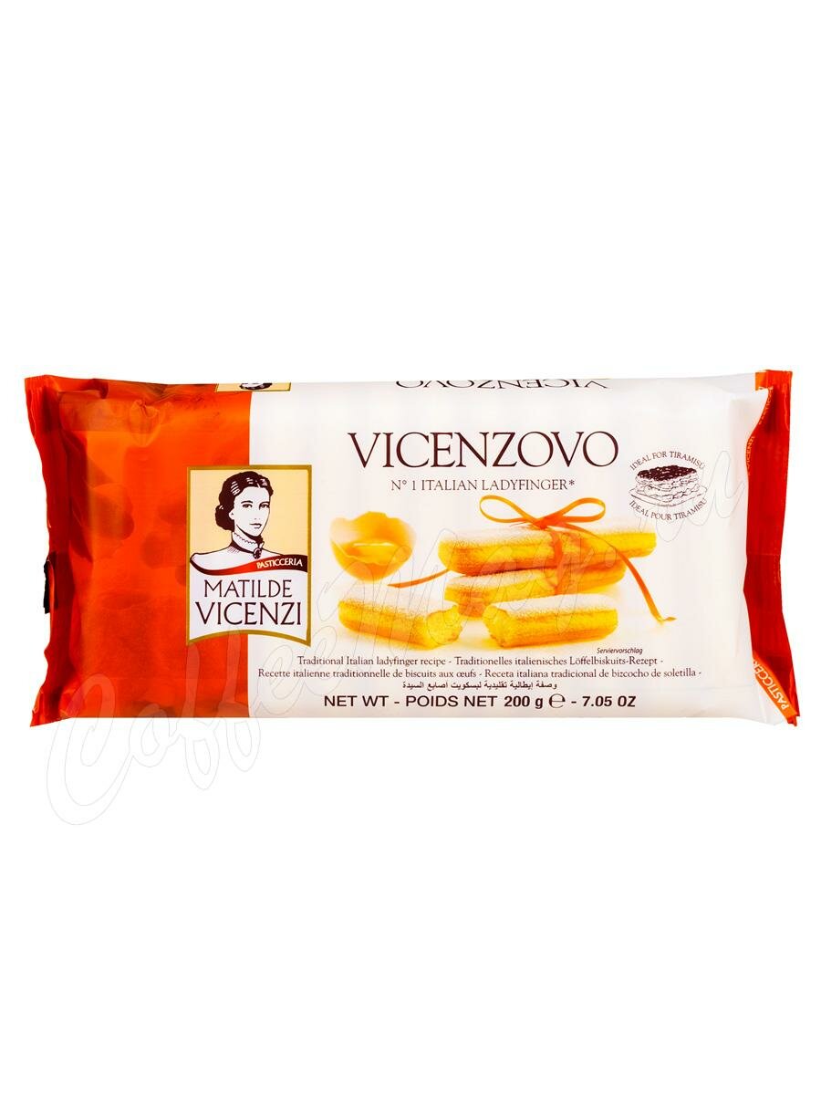 Matilde Vicenzi Печенье палочки савоярди VICENZOVO с сахарной помадкой 200 г