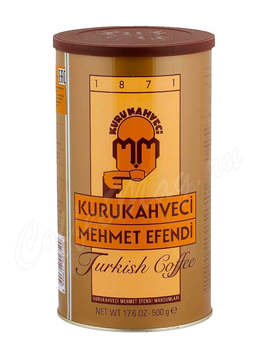 Кофе Mehmet Efendi Kurukahveci молотый для турки 500 г