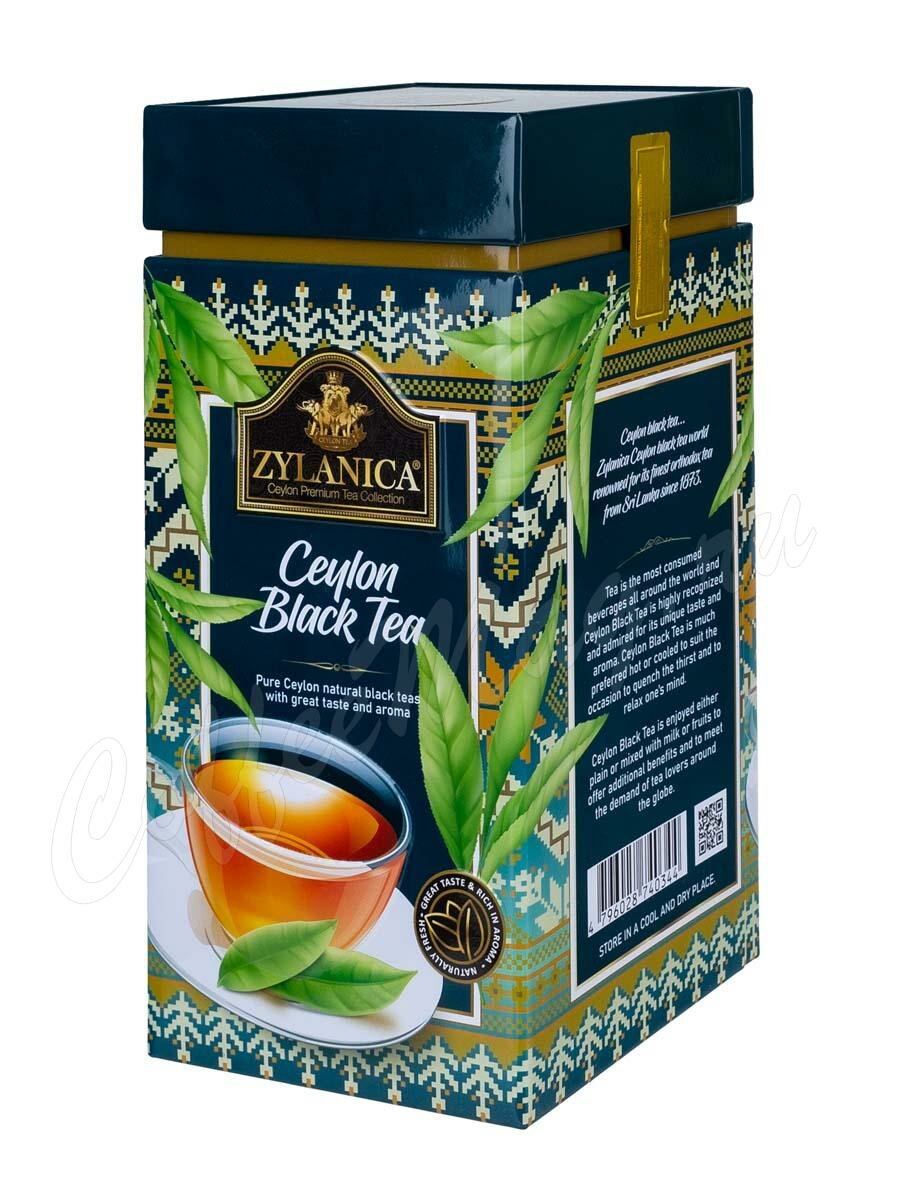 Чай Zylanica черный Ceylon Premium OPA 200 г ж.б. Чай Zylanica черный Ceylon Premium OPA 200 г ж.б.
