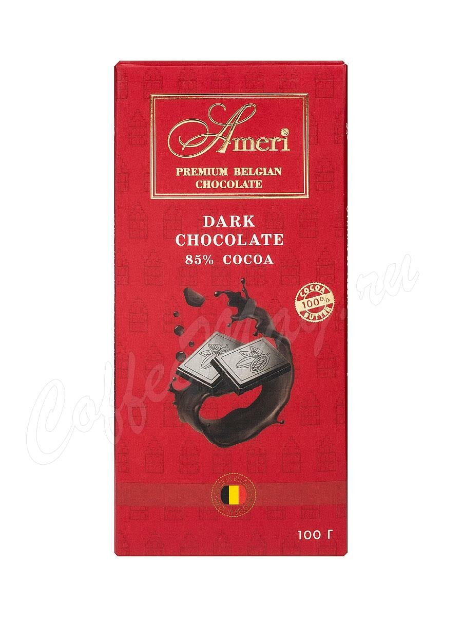 Ameri Горький шоколад 85% какао 100 г 100 г Ameri Горький шоколад 85% какао 100 г 100 г