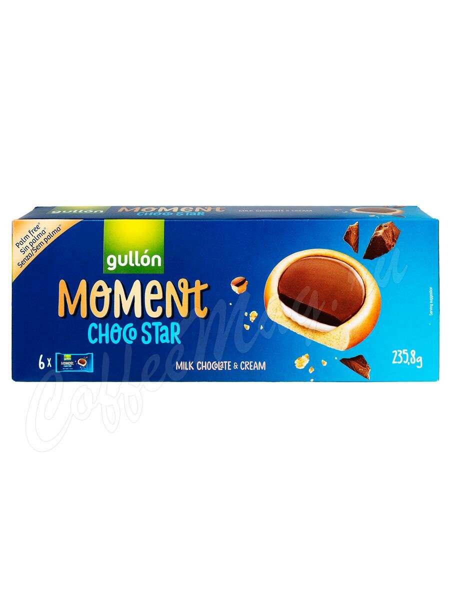 Тарталетки Moment Choco Star Milk со сливочной начинкой и молочным шоколадом 235 г