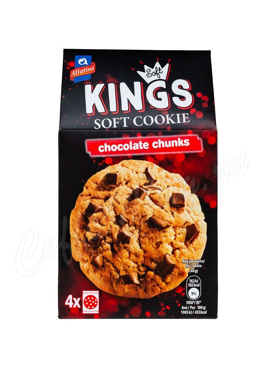 Kings Овсяное печенье с шоколадом 160 г Kings Овсяное печенье с шоколадом 160 г