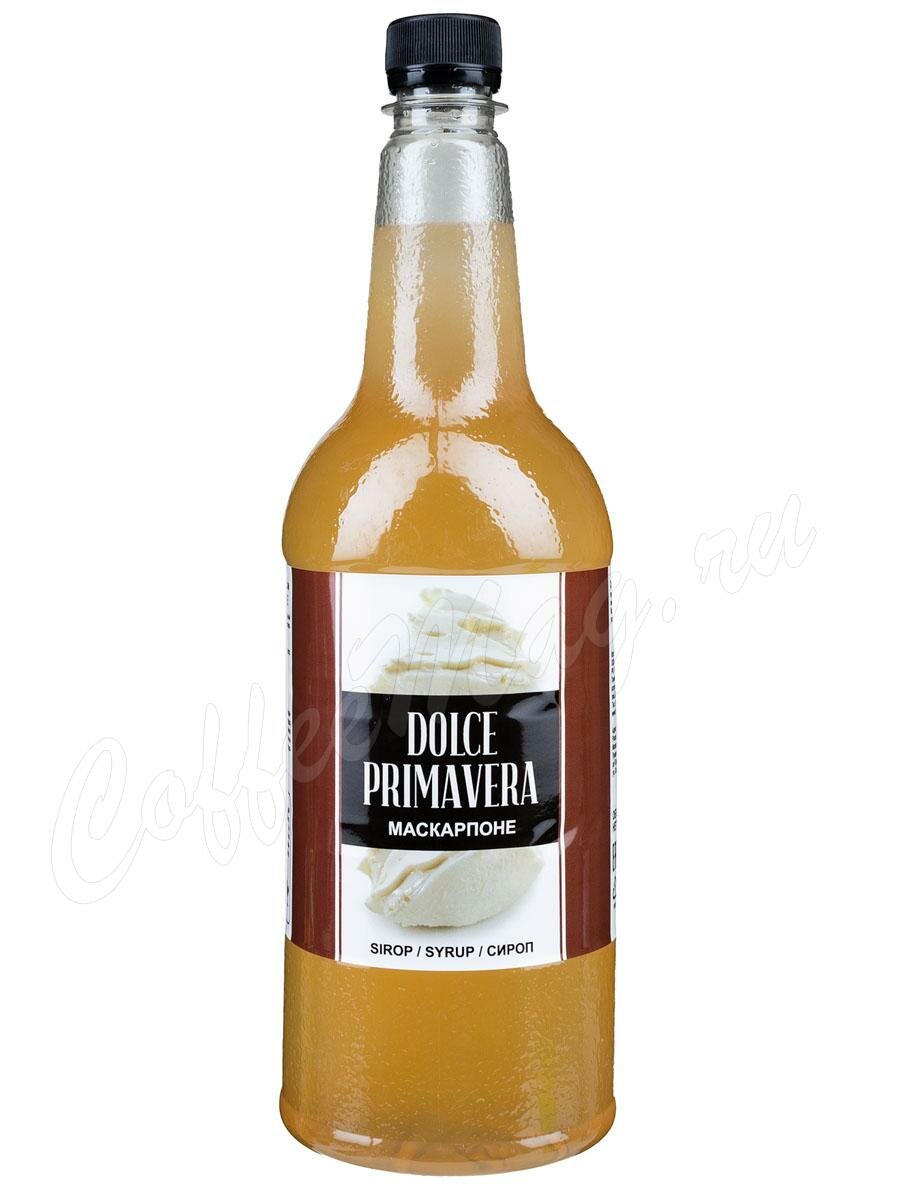 Primavera Маскарпоне (сырный). Сироп 1 л. пласт. бут. Primavera Маскарпоне (сырный). Сироп 1 л. пласт. бут.