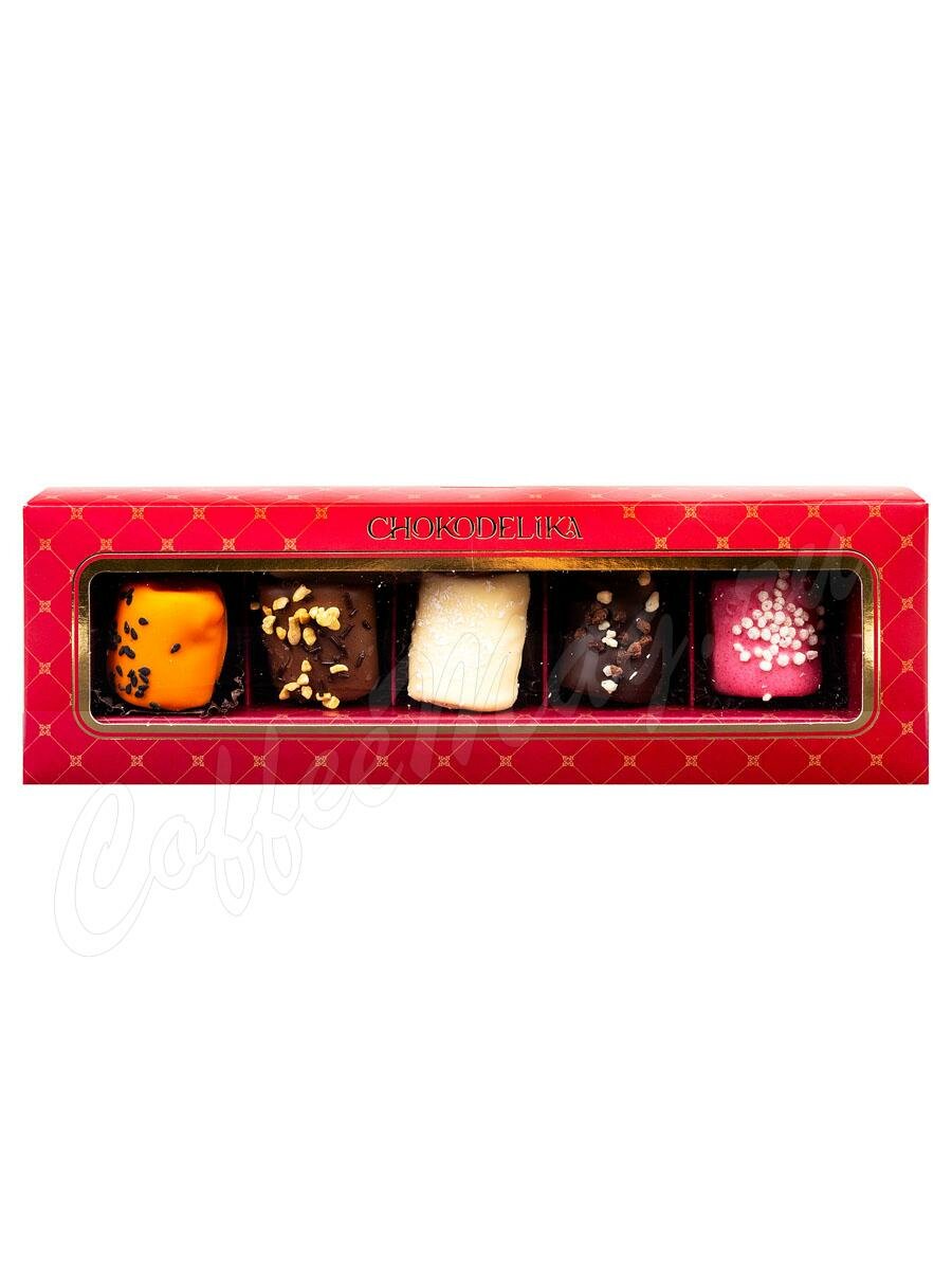 Chokodelika Конфеты Воздушный зефир Ассорти 5 вкусов 45 г Chokodelika Конфеты Воздушный зефир Ассорти 5 вкусов 45 г