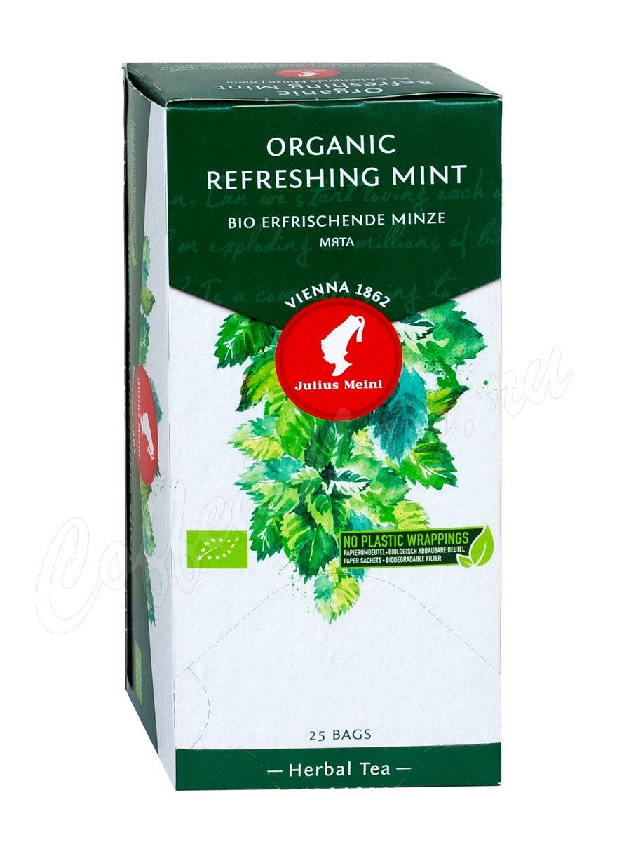 Чай Julius Meinl Мята травяной 25 пак Чай Julius Meinl Мята травяной 25 пак