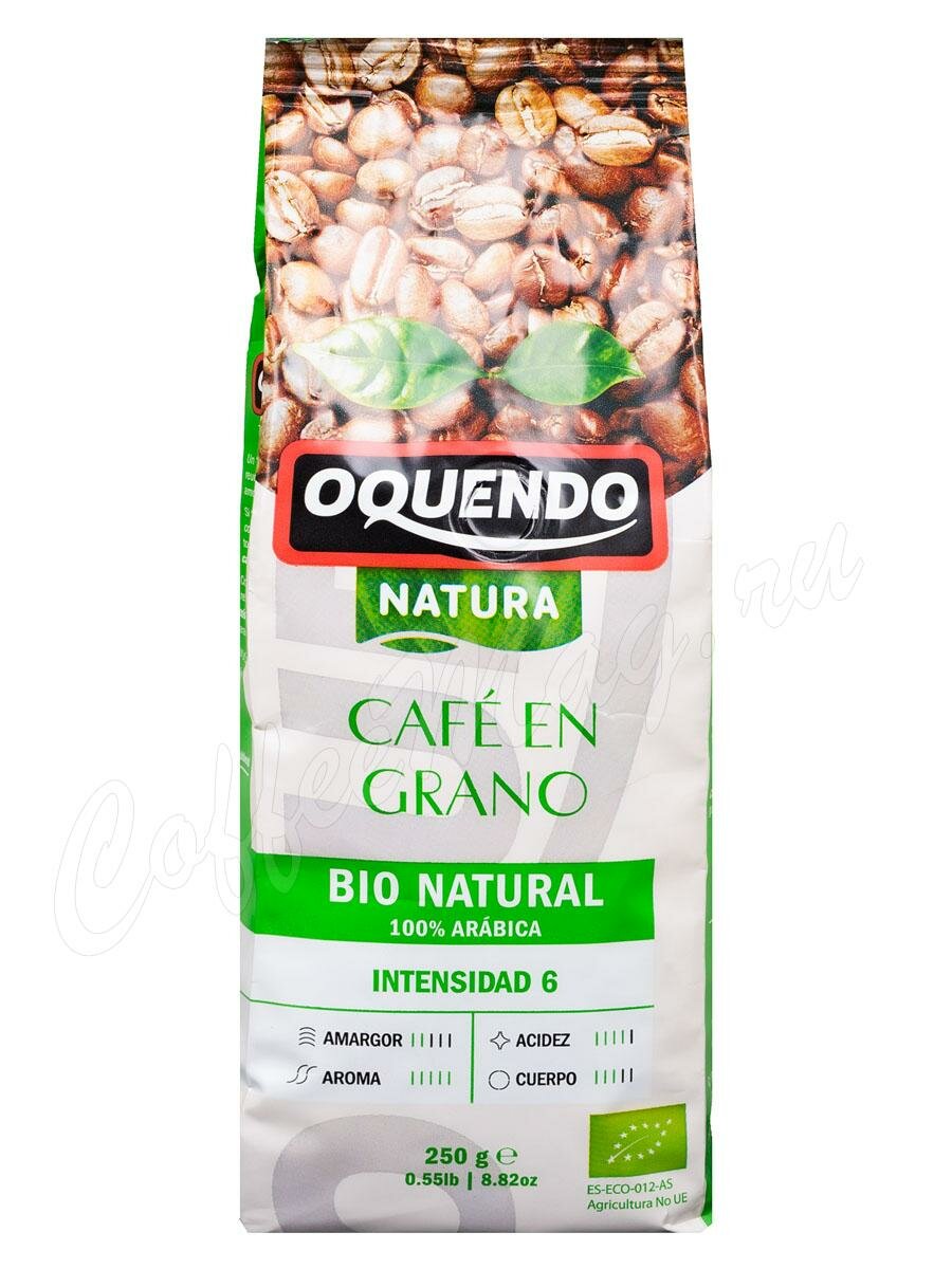 Кофе Oquendo в зернах BIO 100% Arabica 250 г Кофе Oquendo в зернах BIO 100% Arabica 250 г