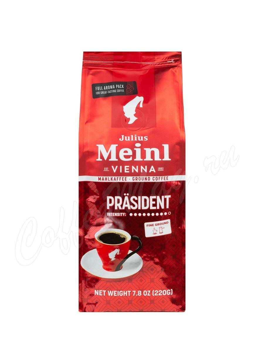 Кофе Julius Meinl молотый Президент 220 г Кофе Julius Meinl молотый Президент 220 г