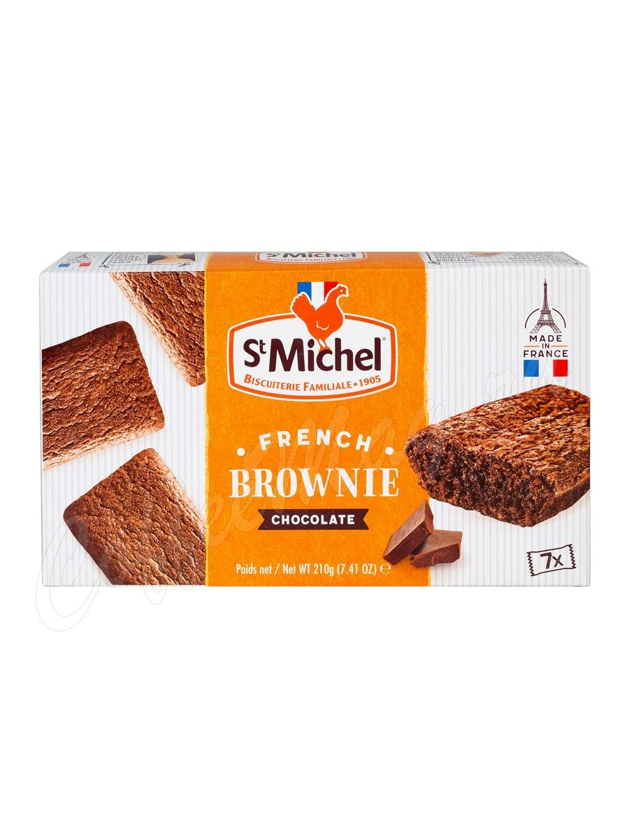 St Michel 7 Brownies Пирожное с молочным шоколадом 210 г St Michel 7 Brownies Пирожное с молочным шоколадом 210 г