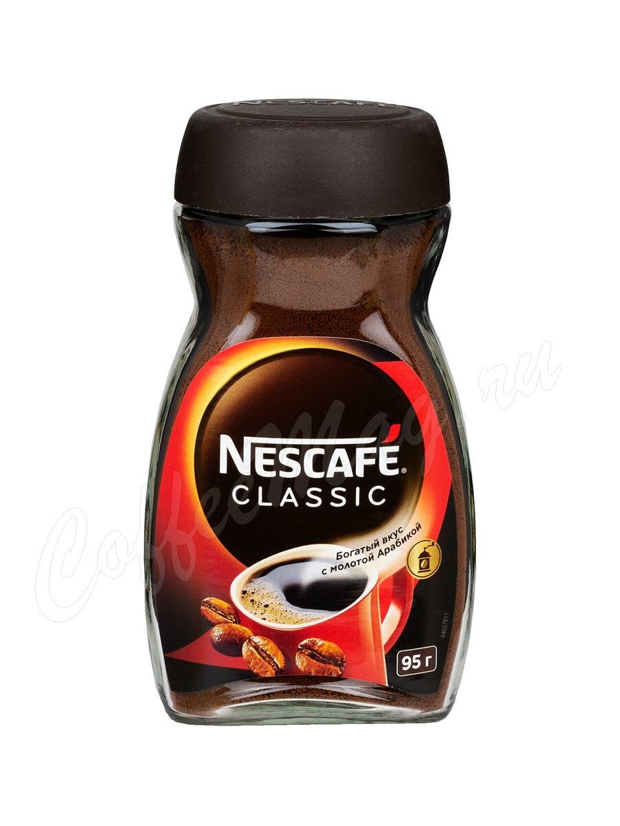 Кофе Nescafe Classic растворимый 95 г Кофе Nescafe Classic растворимый 95 г