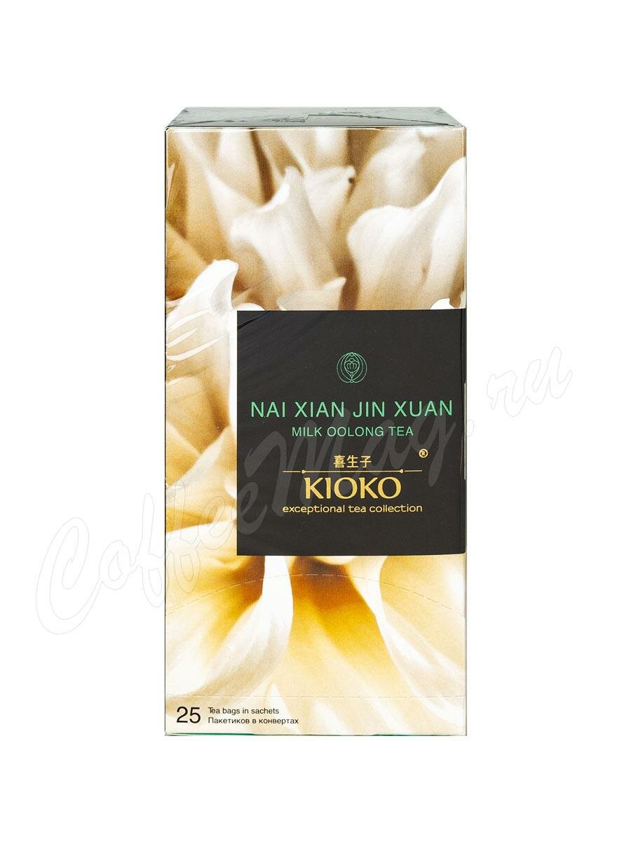Чай Kioko Nai Xiang Jin Xuan молочный улун в пакетиках 25 шт Чай Kioko Nai Xiang Jin Xuan молочный улун в пакетиках 25 шт