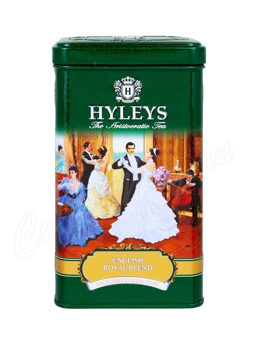 Чай Hyleys Английский Королевский купаж черный 125 г ж.б. Чай Hyleys Английский Королевский купаж черный 125 г ж.б.