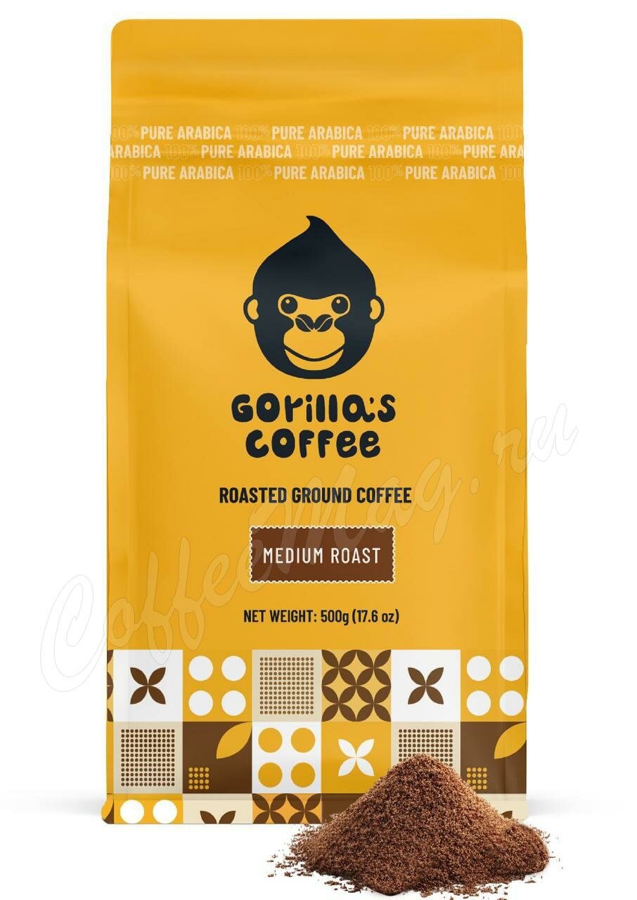 Кофе молотый Gorillas Coffee 250 г Кофе молотый Gorillas Coffee 250 г