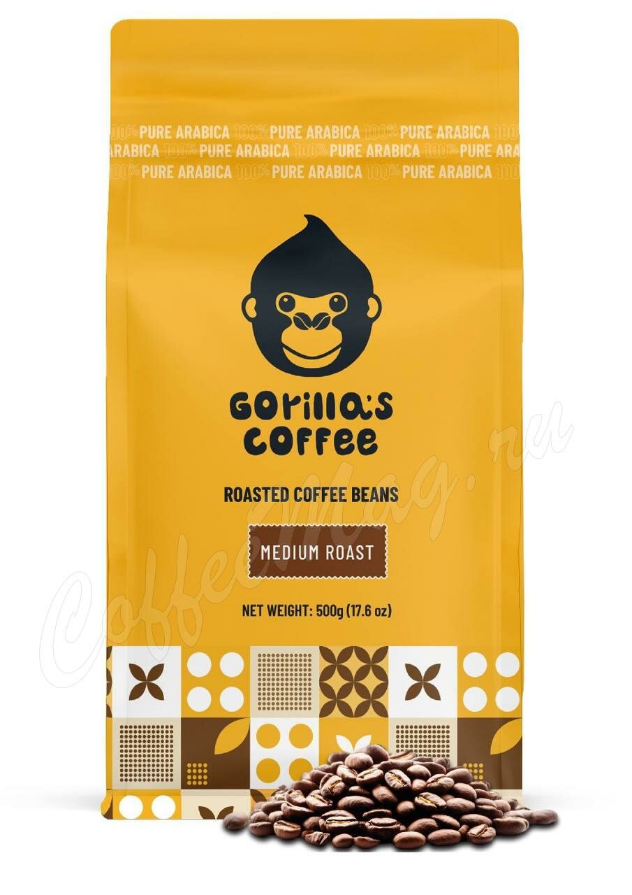 Кофе Gorillas Coffee в зернах 1 кг Кофе Gorillas Coffee в зернах 1 кг