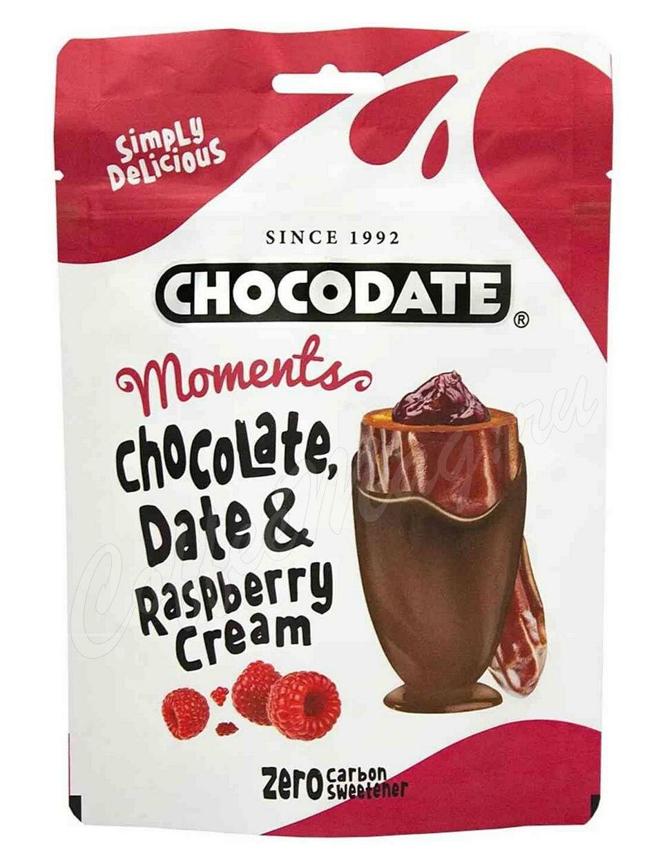 Chocodate Moments Финики с кремом из малины в молочном шоколаде 90 г Chocodate Moments Финики с кремом из малины в молочном шоколаде 90 г