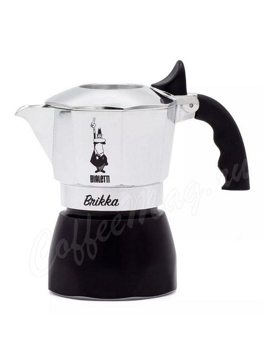 Гейзерная кофеварка Bialetti Brikka 2 порции 160 мл Гейзерная кофеварка Bialetti Brikka 2 порции 160 мл