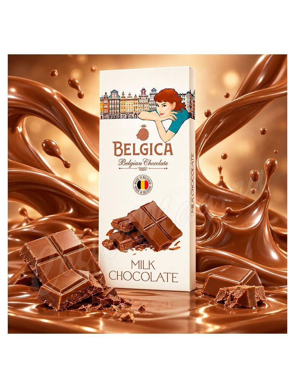 Belgica Milk Молочный шоколад 100 г Belgica Milk Молочный шоколад 100 г