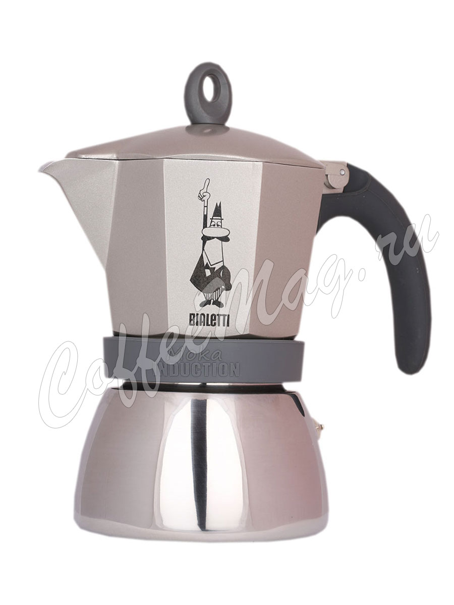 Гейзерная кофеварка Bialetti Mokka Induction на 6 порции 240 мл 4833 Гейзерная кофеварка Bialetti Mokka Induction на 6 порции 240 мл 4833