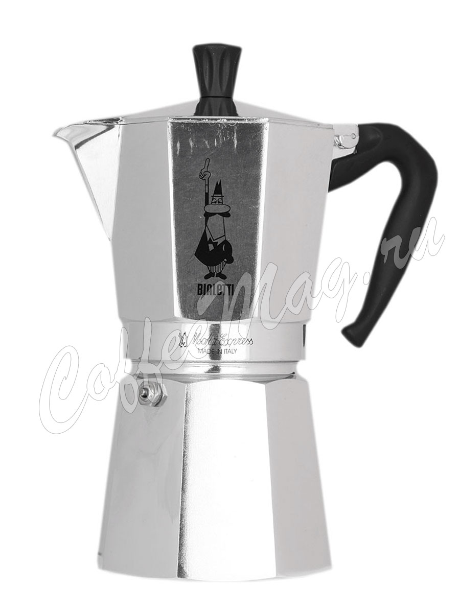 Гейзерная кофеварка Bialetti Mokka Express 9 порций 360 мл Гейзерная кофеварка Bialetti Mokka Express 9 порций 360 мл