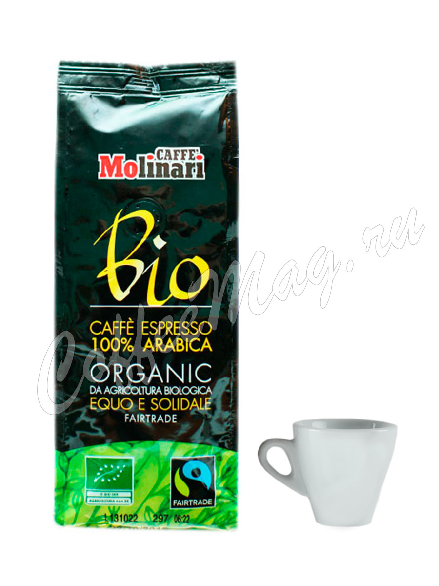 Кофе Molinari молотый Bio Organic 250 г
