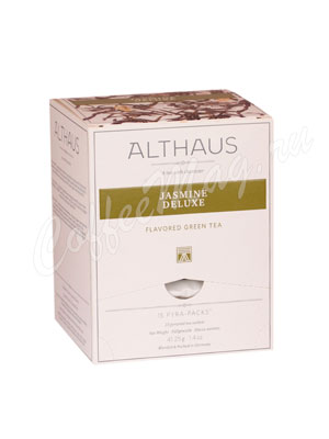 Чай Althaus Jasmin Delux/ Жасмин Делюкс Пирамидки для чашки 15х2,75гр Чай Althaus Jasmin Delux/ Жасмин Делюкс Пирамидки для чашки 15х2,75гр
