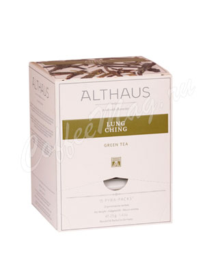 Чай Althaus Lung Ching/ Лунг Чинг Пирамидки для чашки 15х2,75гр Чай Althaus Lung Ching/ Лунг Чинг Пирамидки для чашки 15х2,75гр