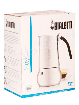 Гейзер Bialetti Kitty Nera Elegance 6 порции 360 мл