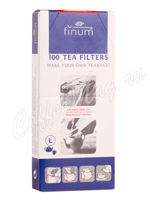 Finum Одноразовые фильтры для чая L 100шт 