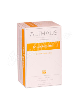 Чай Althaus Bavarian Mint/ Баварская Мята для чашки 20х1,75 гр Чай Althaus Bavarian Mint/ Баварская Мята для чашки 20х1,75 гр