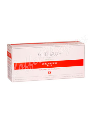 Чай Althaus Strawberry Flip/ Строберри (Клубичный) Флип для чайника 20х4гр Чай Althaus Strawberry Flip/ Строберри (Клубичный) Флип для чайника 20х4гр