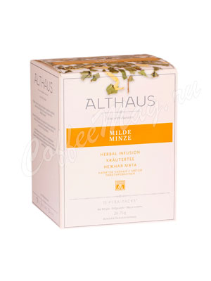 Чай Althaus Milde Minze Нежная Мята в пирамидках 15 шт