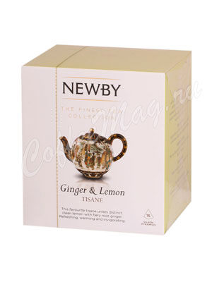 Чай Newby Имбирь и лимон в пирамидках 15 шт.