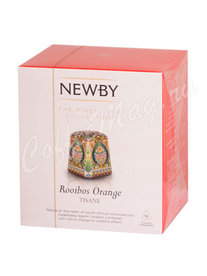 Чай Newby Ройбус и апельсин в пирамидках 15 шт.