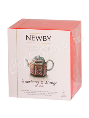 Чай Newby Клубника и манго в пирамидках 15 шт.