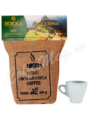 Кофе Rokka в зернах Перу 500 г
