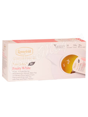 Чай Ronnefeldt Fruity White Bio/Белый чай с фруктами в сашете на чайник (Tea Caddy) Чай Ronnefeldt Fruity White Bio/Белый чай с фруктами в сашете на чайник (Tea Caddy)